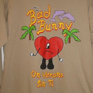Bad Bunny Un Verano Sin Ti Long Sleeve Concert T-shirt Size M